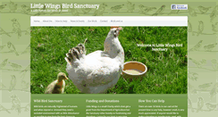 Desktop Screenshot of littlewingsbirdsanctuary.com